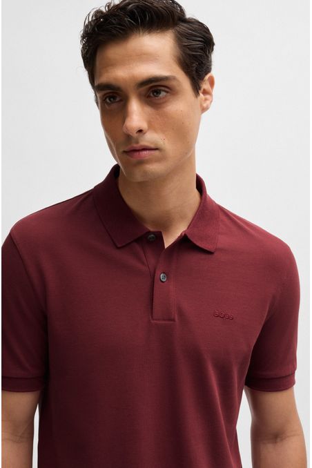 POLO REGULAR FIT DE ALGODÓN CON LOGO BORDADO HOMBRE