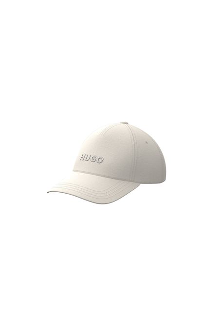 GORRA DE SARGA DE ALGODÓN CON LOGO BORDADO HOMBRE