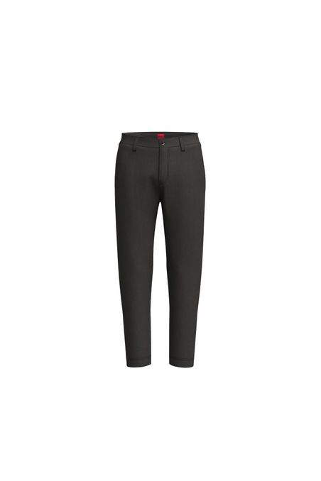 PANTALONES TAPERED FIT FORMALES DE ALGODÓN HOMBRE