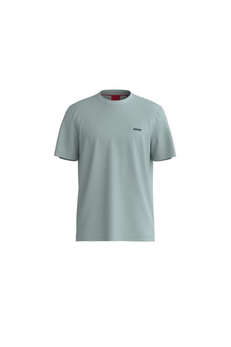 POLERA REGULAR FIT DE PUNTO DE ALGODÓN CON LOGO HOMBRE