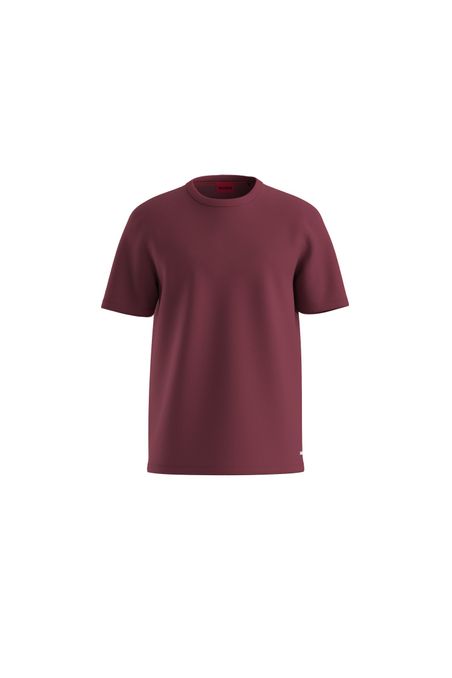 POLERA REGULAR FIT EN ALGODÓN CON LOGO EN CONTRASTE HOMBRE