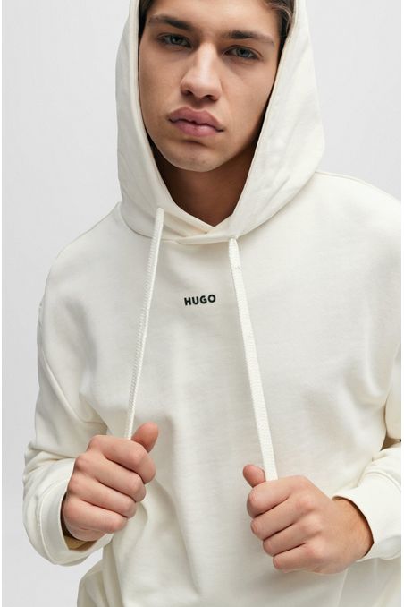 POLERÓN CON CAPUCHA CON LOGO ESTAMPADO HOMBRE