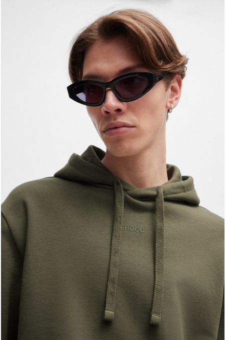 POLERÓN CON CAPUCHA CON LOGO ESTAMPADO HOMBRE