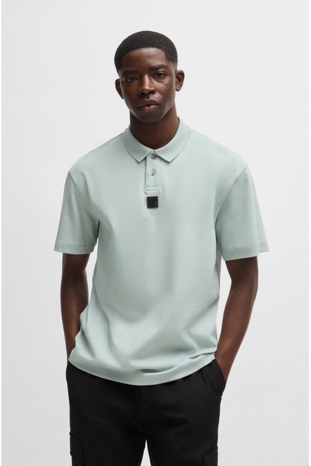 POLO REGULAR FIT DE ALGODÓN INTERLOCK CON LOGO HOMBRE