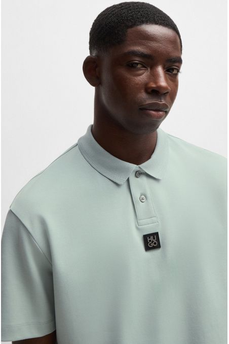 POLO REGULAR FIT DE ALGODÓN INTERLOCK CON LOGO HOMBRE