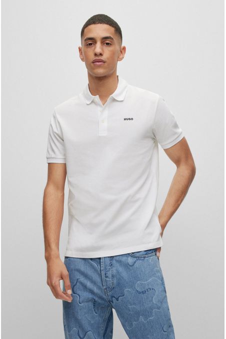 POLO REGULAR FIT DE PIQUÉ DE ALGODÓN CON LOGO HOMBRE