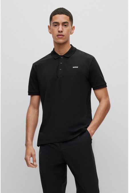 POLO REGULAR FIT DE PIQUÉ DE ALGODÓN CON LOGO HOMBRE