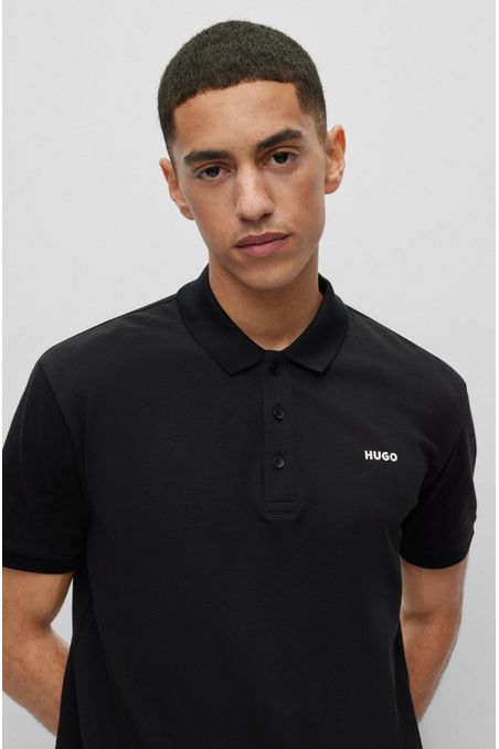 POLO REGULAR FIT DE PIQUÉ DE ALGODÓN CON LOGO HOMBRE