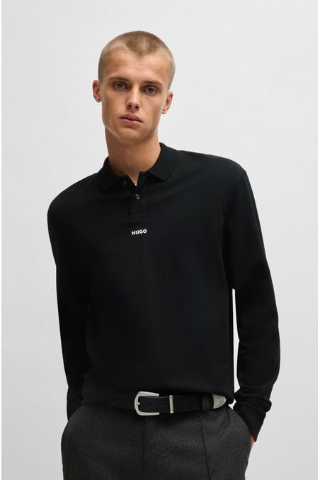 POLO RELAXED FIT DE PIQUÉ DE ALGODÓN CON LOGO ESTAMPADO HOMBRE