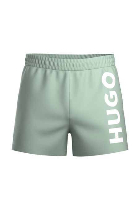 TRAJE DE BAÑO CON FORRO INTEGRAL Y LOGO VERTICAL HOMBRE