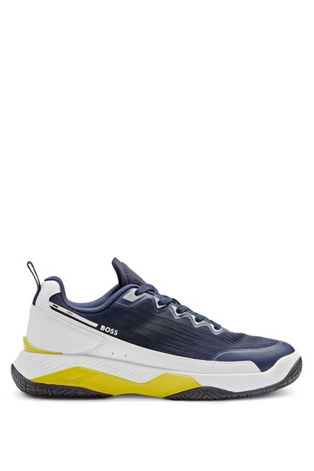 ZAPATILLAS DE MEZCLA DE MATERIALES CON SUELA ANTIDESLIZANTE HOMBRE