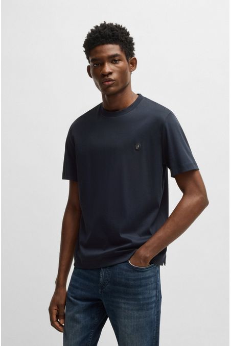 POLERA DE ALGODÓN CON MONOGRAMA DOUBLE B HOMBRE