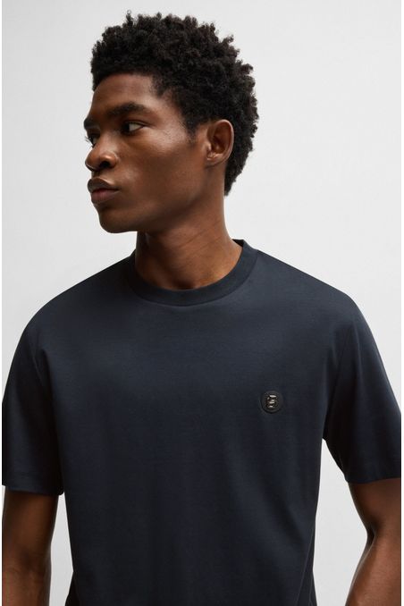 POLERA DE ALGODÓN CON MONOGRAMA DOUBLE B HOMBRE