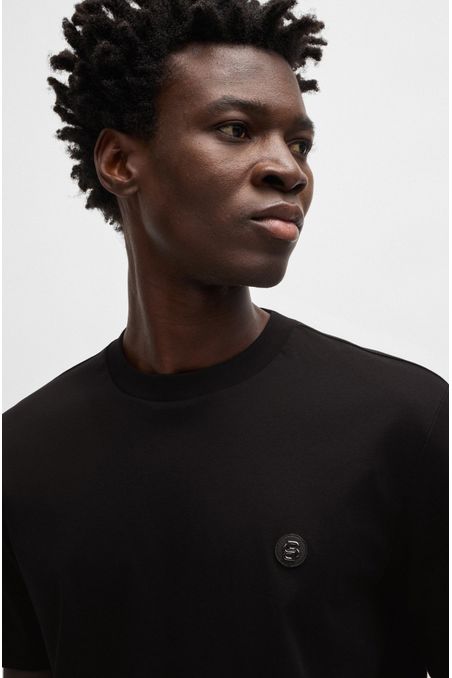 POLERA DE ALGODÓN CON MONOGRAMA DOUBLE B HOMBRE
