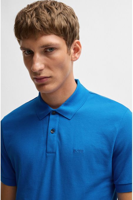 POLO REGULAR FIT DE ALGODÓN CON LOGO BORDADO HOMBRE