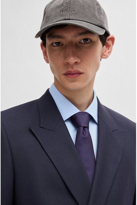CAMISA SLIM FIT EN ALGODÓN DE PLANCHADO FÁCIL HOMBRE