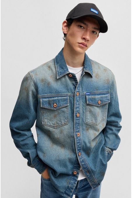 GORRA DE SARGA DE ALGODÓN CON ETIQUETA DE LOGO BORDADO GORRA HOMBRE