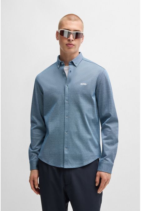 CAMISA REGULAR FIT DE ALGODÓN ANTIARRUGAS CAMISA REGULAR FIT HOMBRE
