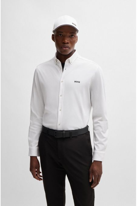 CAMISA REGULAR FIT DE ALGODÓN ANTIARRUGAS CAMISA REGULAR FIT HOMBRE