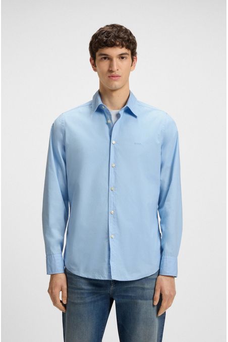 CAMISA REGULAR FIT EN POPELÍN DE ALGODÓN CAMISA REGULAR FIT HOMBRE
