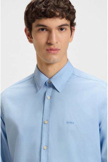 CAMISA REGULAR FIT EN POPELÍN DE ALGODÓN CAMISA REGULAR FIT HOMBRE