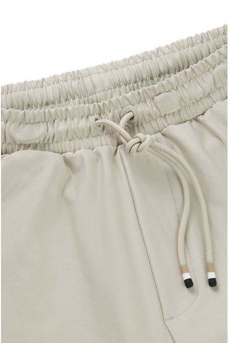 PANTALONES DE CHÁNDAL BOSS X MATTEO BERRETTINI CON CINTA EN CONTRASTE Y DETALLES DE LA MARCA PANTALONES REGULAR FIT HOMBRE