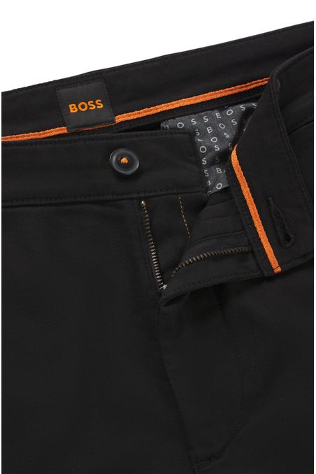 PANTALONES SLIM FIT EN SARGA DE ALGODÓN ELÁSTICO PANTALONES CASUALES SLIM FIT HOMBRE