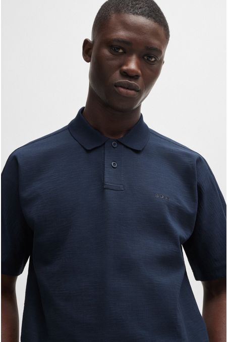 POLO DE PUNTO DE ALGODÓN CON DETALLE DEL LOGO POLO REGULAR FIT HOMBRE