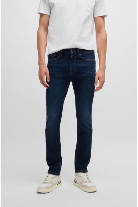 VAQUEROS DELAWARE SLIM FIT EN TEJIDO VAQUERO SUPERELÁSTICO FLAMEADO JEANS SLIM FIT HOMBRE