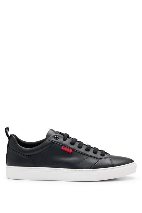 DEPORTIVAS TIPO CUPSOLE DE PIEL SINTÉTICA CON BANDERA CON LOGO TENIS HOMBRE