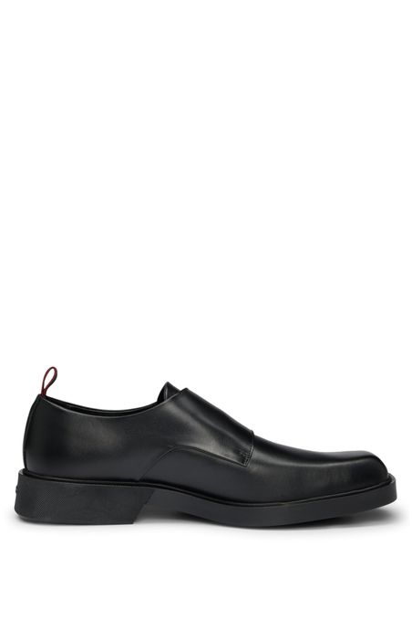 ZAPATOS DE PIEL CON HEBILLA DOBLE Y SUELA CARACTERÍSTICA ZAPATOS BUSINESS HOMBRE