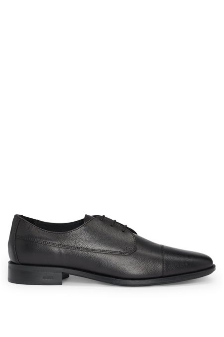ZAPATOS DERBY EN PIEL GRANULADA CON REFUERZO EN LA PUNTERA ZAPATOS BUSINESS HOMBRE