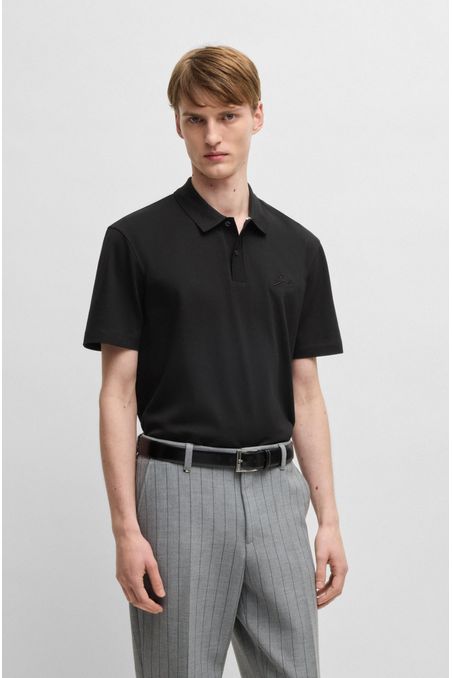 POLO DE JERSEY BLACK L