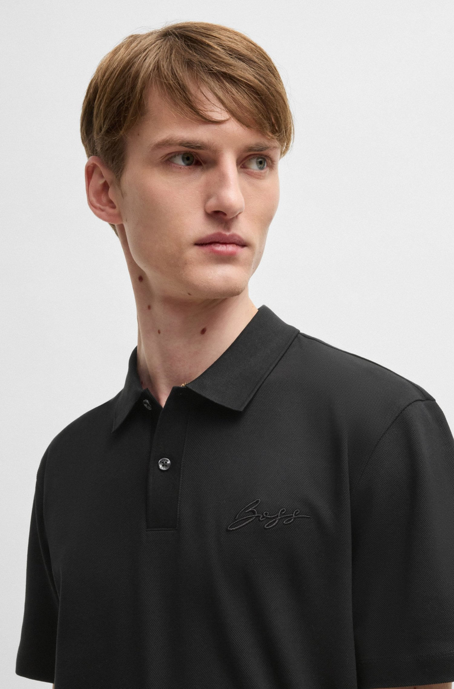 POLO DE JERSEY BLACK L