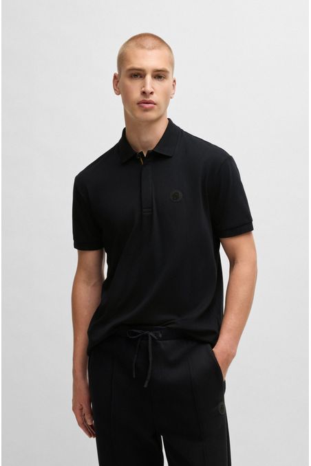 POLO DE JERSEY BLACK M