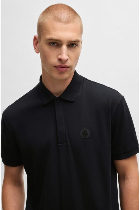 POLO DE JERSEY BLACK M