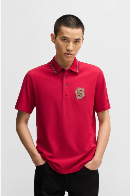 POLO DE JERSEY BRIGHT RED M