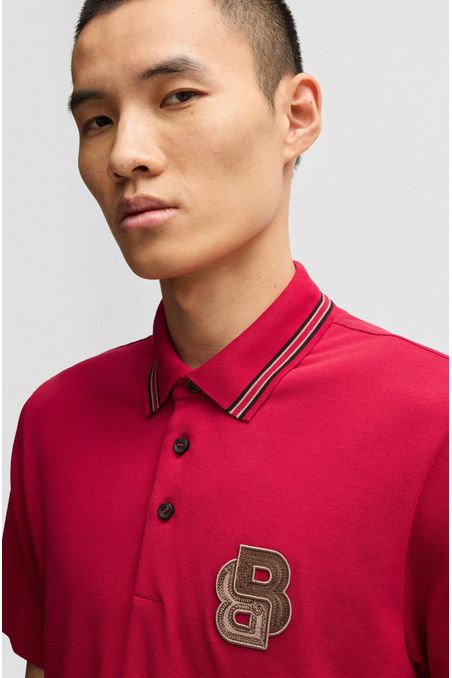 POLO DE JERSEY BRIGHT RED M