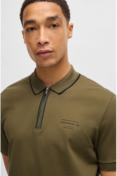 POLO DE JERSEY DARK GREEN M
