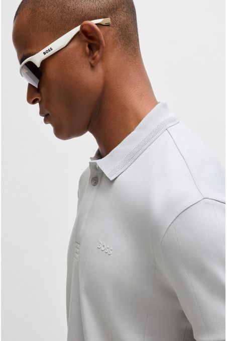 POLO DE JERSEY LIGHT/PASTEL GREY M
