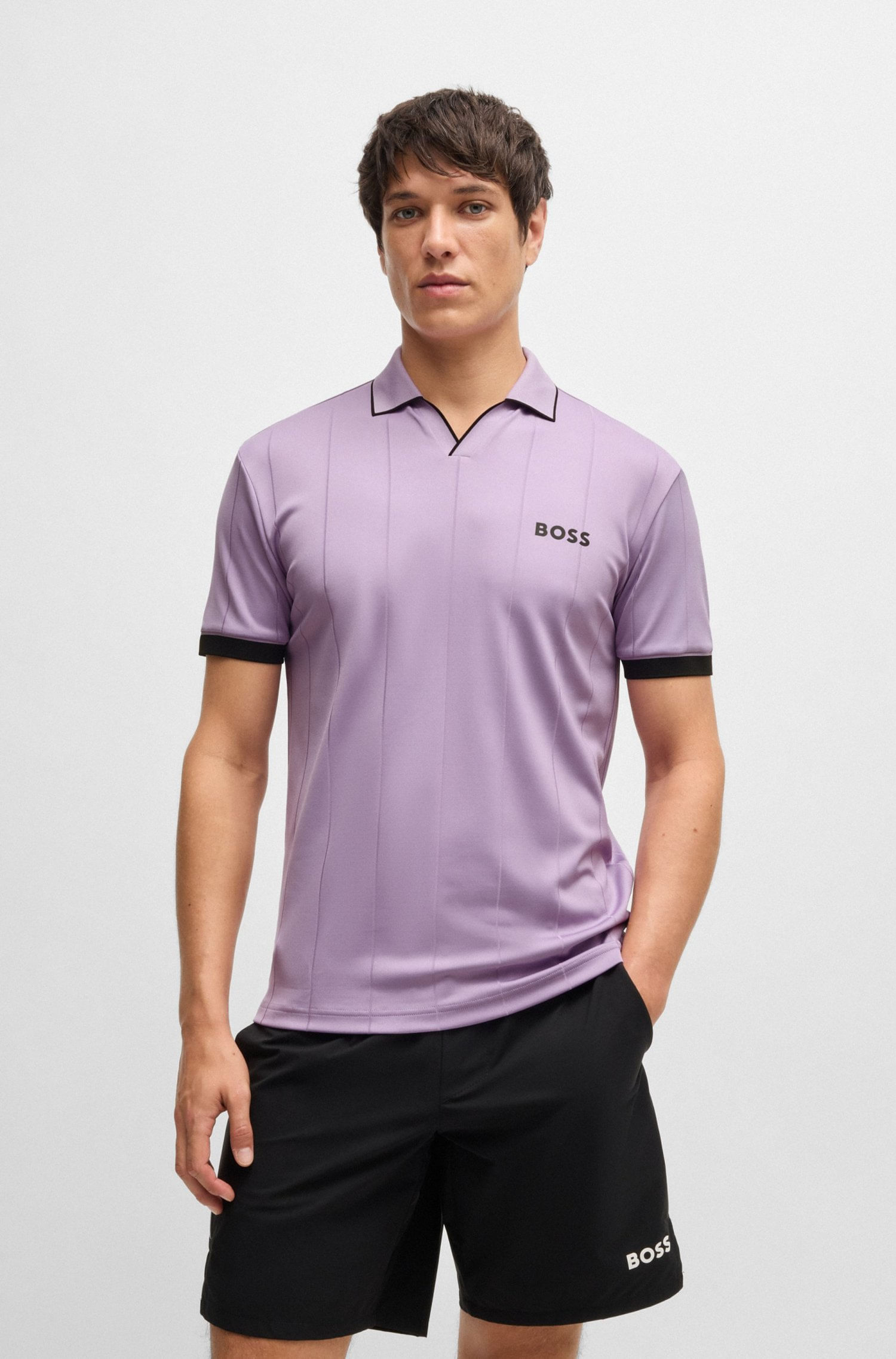 POLO DE JERSEY LIGHT/PASTEL PURPLE M
