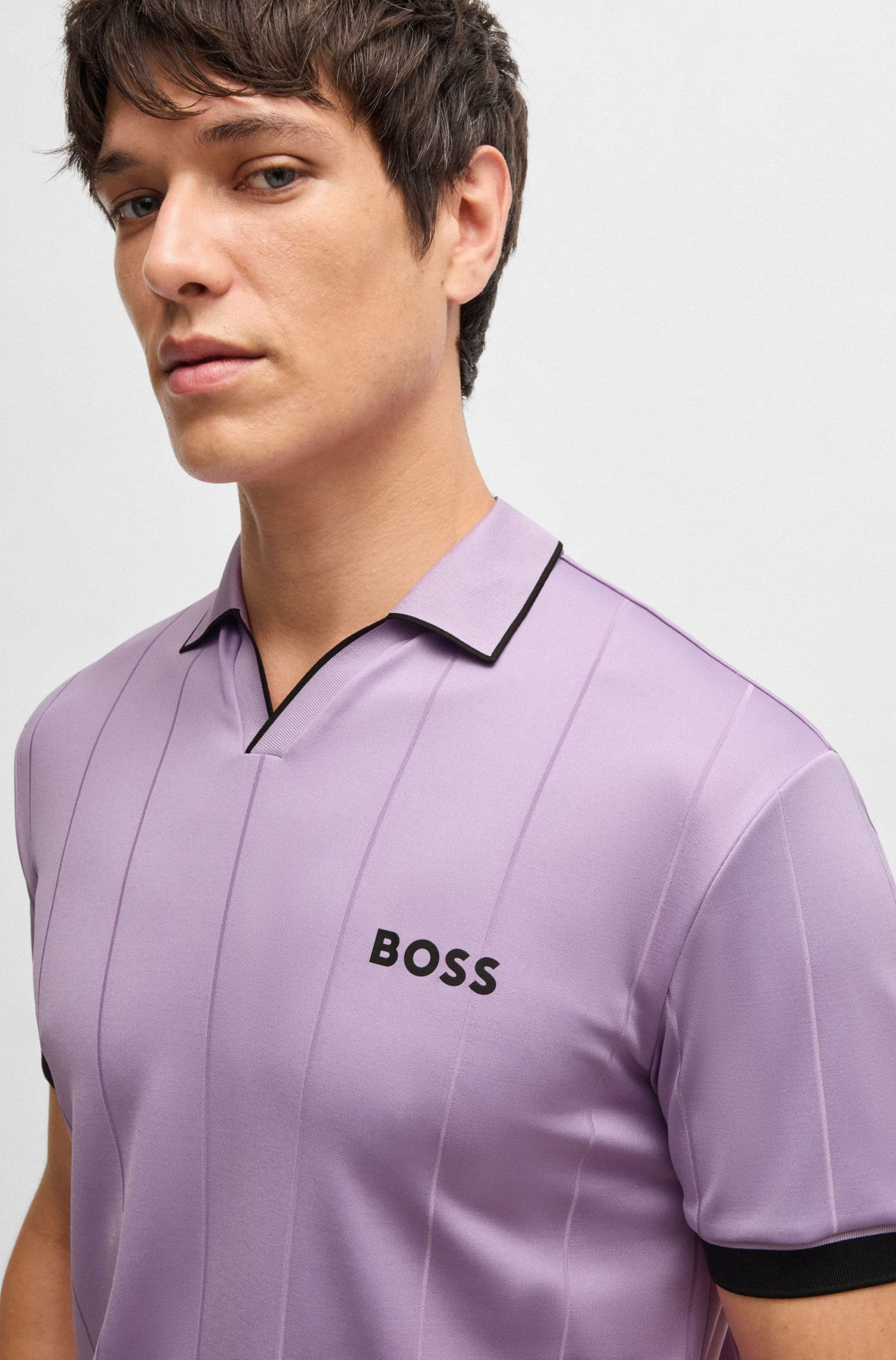 POLO DE JERSEY LIGHT/PASTEL PURPLE M
