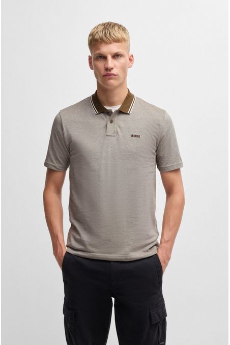 POLO DE JERSEY OPEN GREEN L