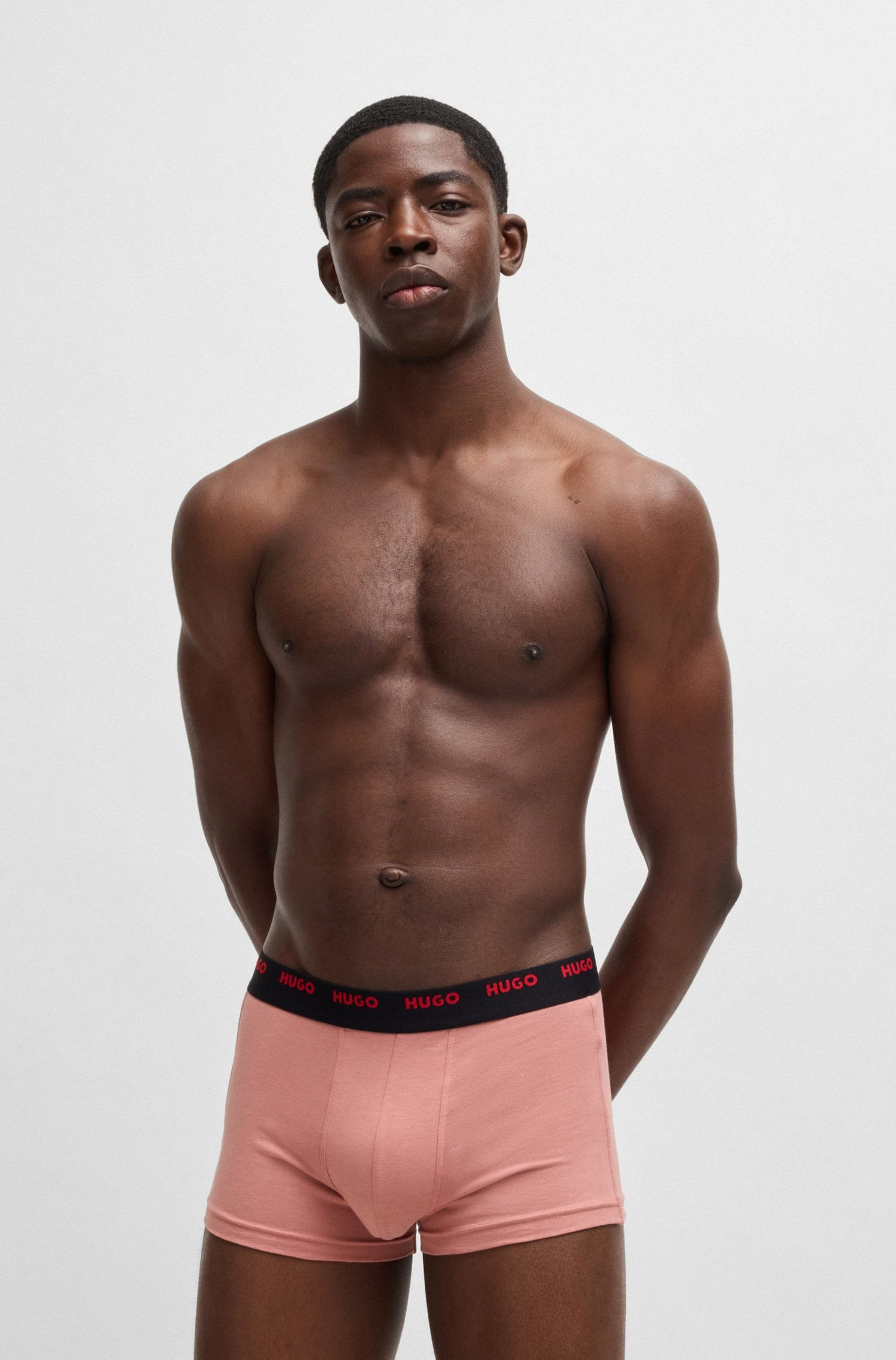 PAQUETE DE CINCO CALZONCILLOS DE ALGODÓN ELÁSTICO CALZONCILLOS HOMBRE