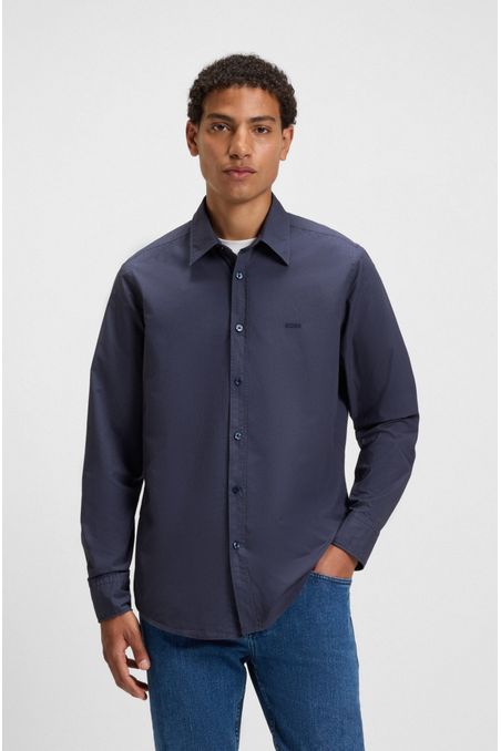 CAMISA REGULAR FIT EN POPELÍN DE ALGODÓN CAMISA REGULAR FIT HOMBRE