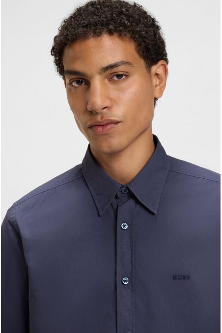 CAMISA REGULAR FIT EN POPELÍN DE ALGODÓN CAMISA REGULAR FIT HOMBRE