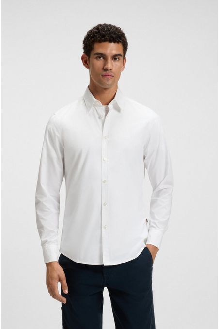 CAMISA REGULAR FIT EN POPELÍN DE ALGODÓN CAMISA REGULAR FIT HOMBRE