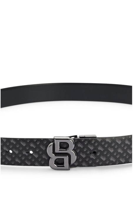 CINTURÓN REVERSIBLE DE PIEL ITALIANA CON MONOGRAMA DOUBLE B EN LA HEBILLA CINTURÓN CASUAL HOMBRE