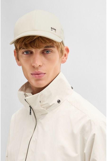 GORRA DE SARGA DE ALGODÓN CON DETALLE DE LOGO GORRA HOMBRE