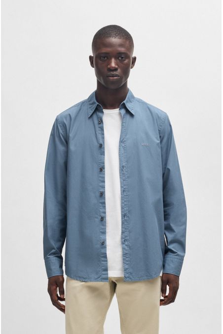 CAMISA REGULAR FIT EN POPELÍN DE ALGODÓN CAMISA REGULAR FIT HOMBRE